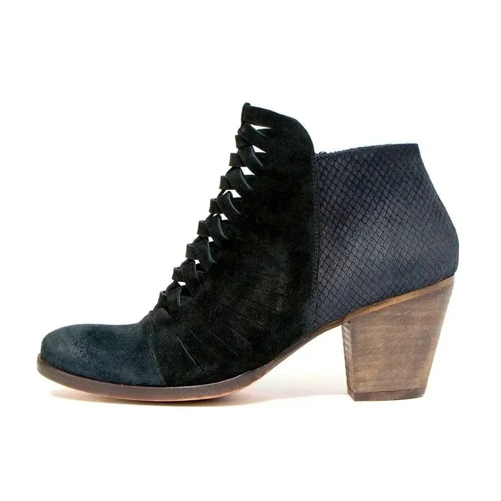 Free People Loveland Suede Ankle Bootie